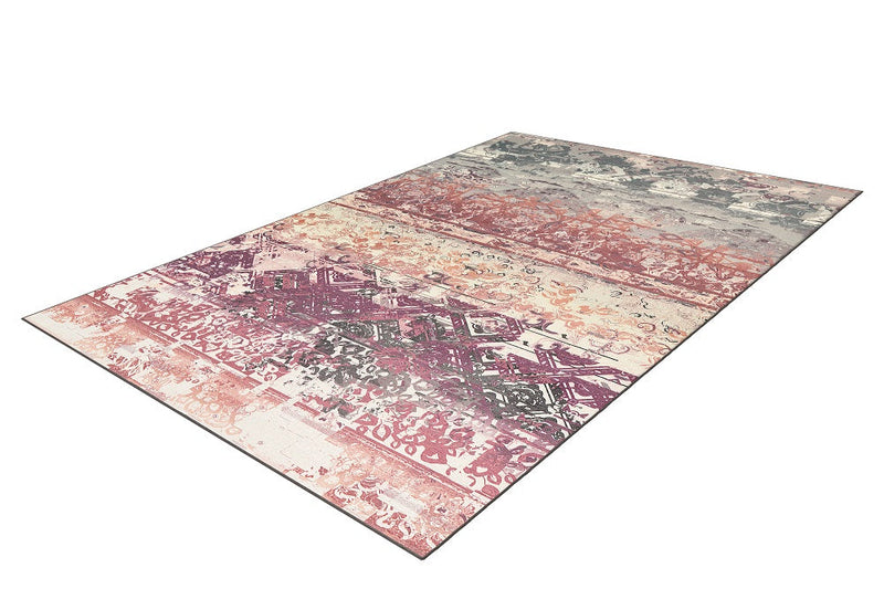 Kurzflor Teppich, Kult 225, multi/rosa, rechteckig, Höhe 9mm