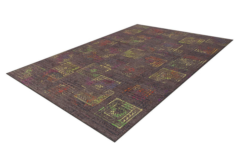 Vintage Teppich, Atelier 4477, multi/grau, rechteckig, Höhe 9mm