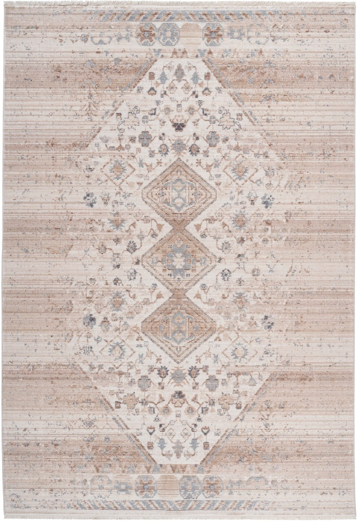 Vintage Teppich, Baroque 1100, beige, rechteckig, Höhe 5mm