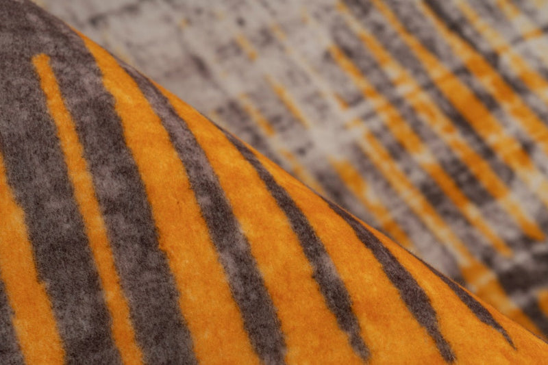 Kurzflor Vintage Teppich, Aphira 800, gelb, rechteckig, Höhe 6mm