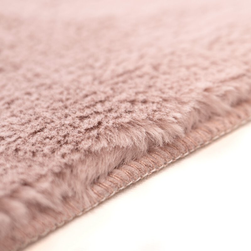 Bad Teppich, Topia Mats 400, puder-pink, rechteckig, Höhe 14mm