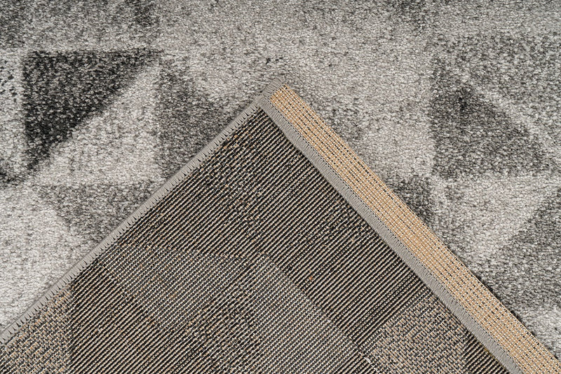 Kurzflor Vintage Teppich, Dana 400, grau, rechteckig, Höhe 12mm