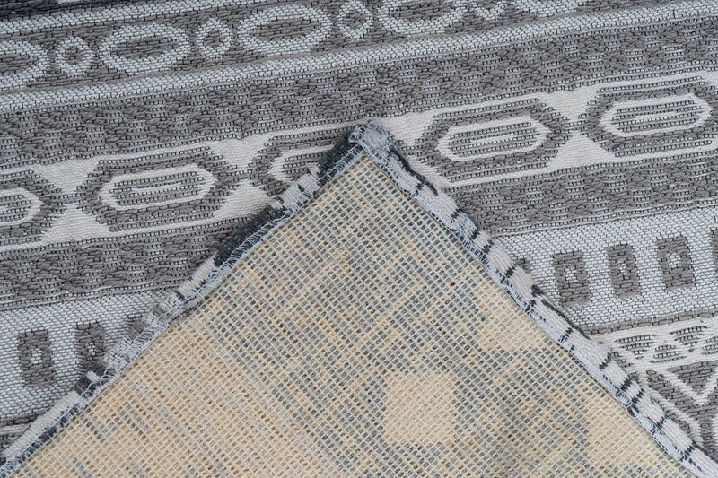 Kurzflor Vintage Teppich, Joga 200, taupe/creme, rechteckig, Höhe 10mm