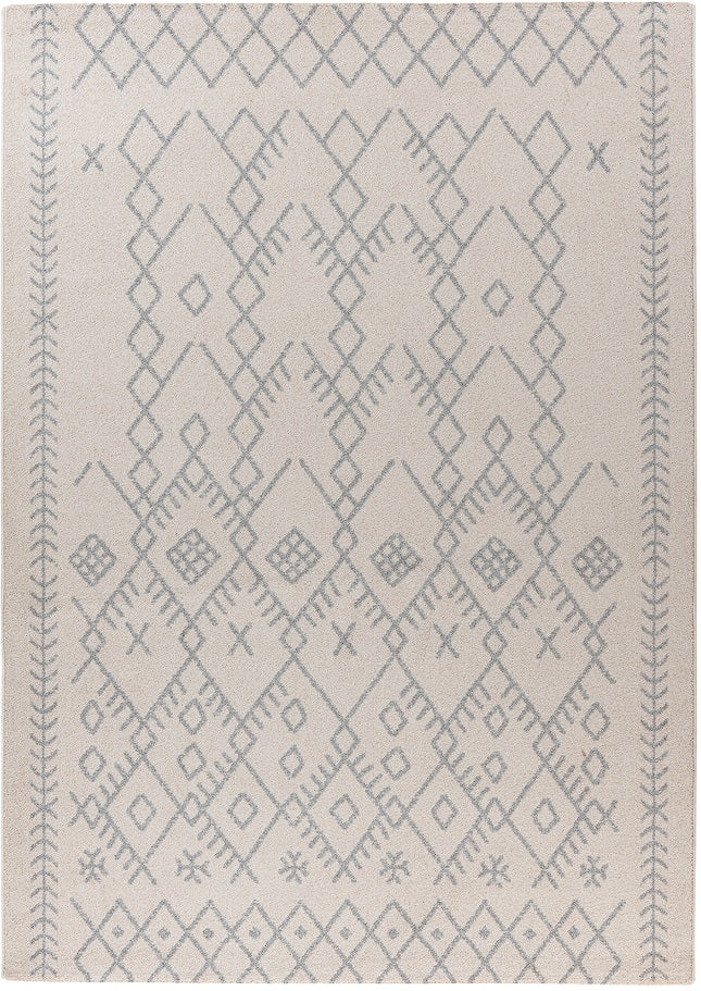 Kurzflor Teppich, Gene 225, creme, rechteckig, Höhe 8mm