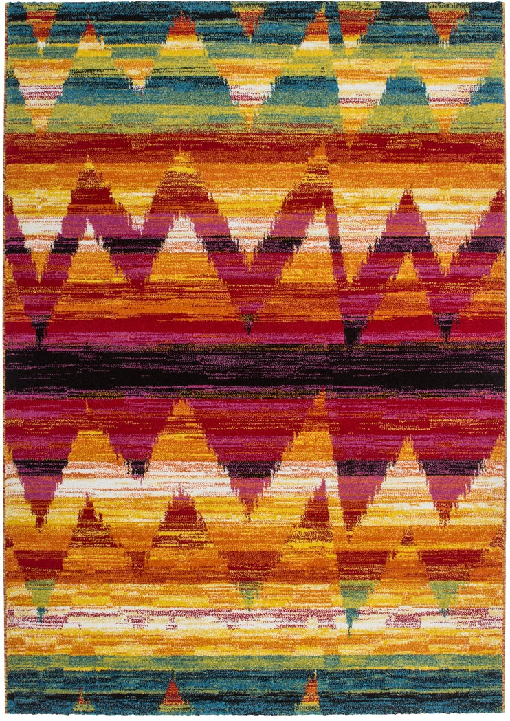 Kurzflor Vintage Teppich, Cayey 245, multi, rechteckig, Höhe 17mm