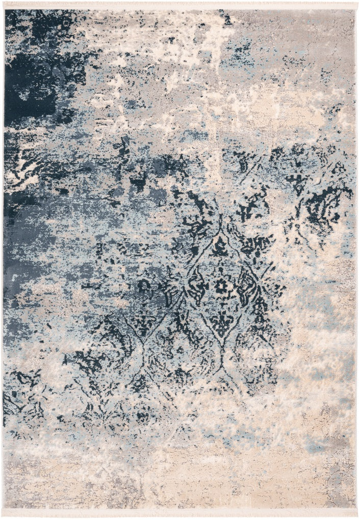 Hochflor Vintage Teppich, Palacio 509, multi/blau, rechteckig, Höhe 16mm