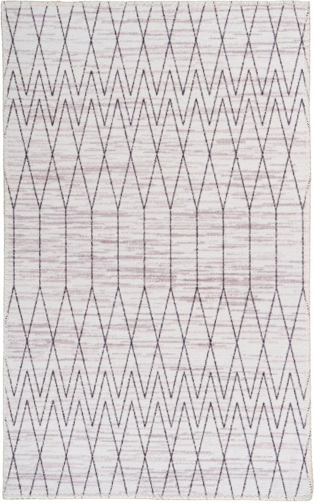 Kurzflor Teppich, Tayah 300, grau, rechteckig, Höhe 5mm