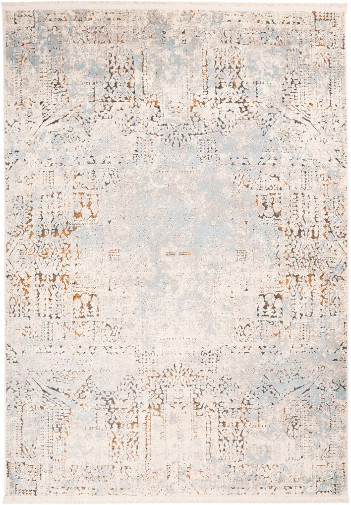 Hochflor Vintage Teppich, Palacio 408, multi/rostrot, rechteckig, Höhe 16mm