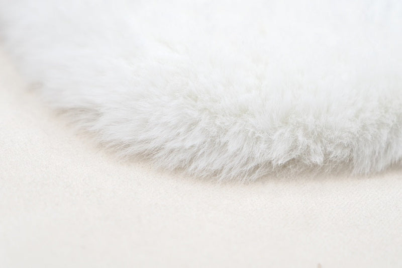 Hochflor Teppich, Tibar Schafsfell 300, weiß, Höhe 35mm
