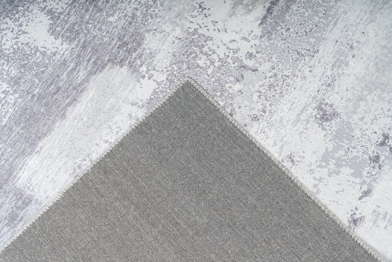 Kurzflor Teppich, Oudh 700, grau, rechteckig, Höhe 6mm
