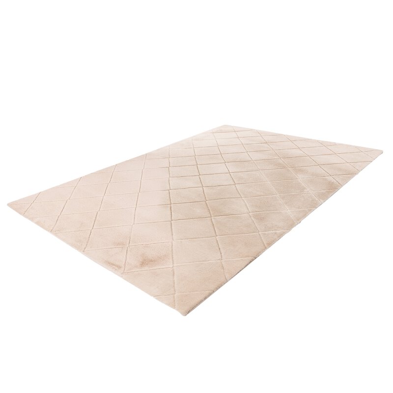 Hochflor Teppich, Moment 600, beige, rechteckig, Höhe 31mm