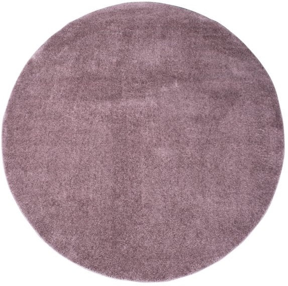 Runder Teppich, Softshine 2236, lila, rund, Höhe 14mm
