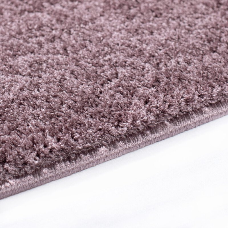 Hochflor Teppich, Softshine 2236, lila, rechteckig, Höhe 14mm
