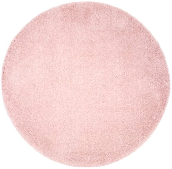 Runder Teppich, Softshine 2236, rosa, rund, Höhe 14mm