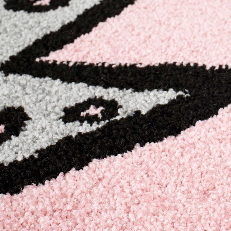 Kinderteppich, Bubble Kids 1331, rosa, rechteckig, kurzflor Höhe 11mm
