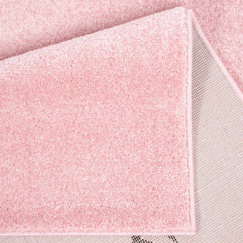 Kinderteppich, Bubble Kids 1331, rosa, rechteckig, kurzflor Höhe 11mm