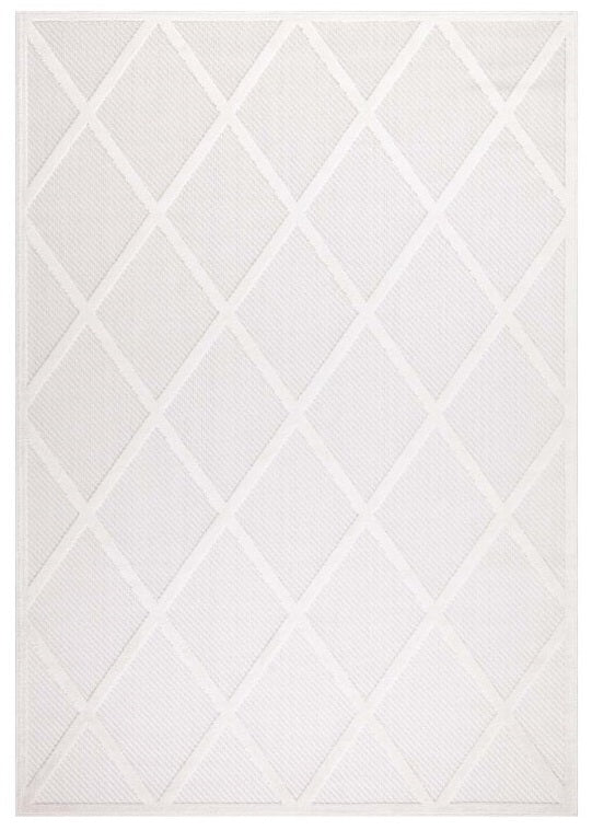 Kurzflor Teppich, Santorini 457, creme, rechteckig, Höhe 5mm