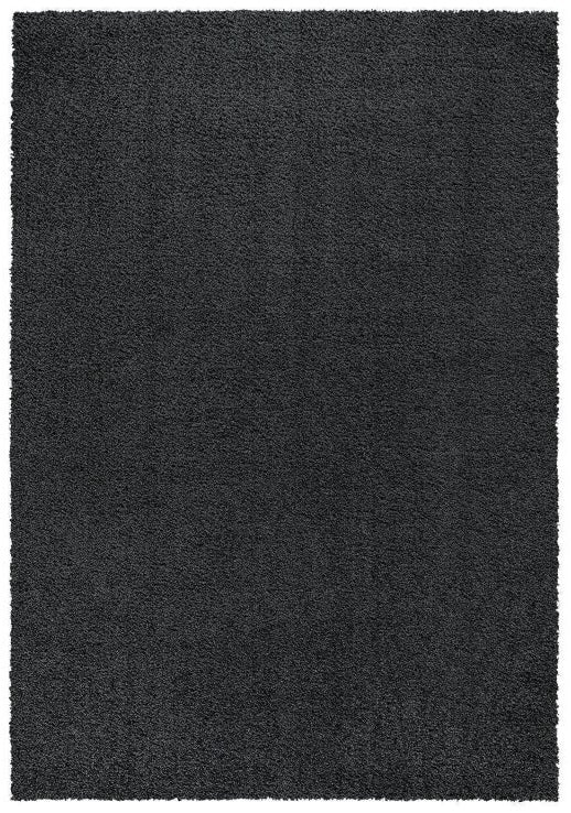 Hochflor Teppich, Plainly 221, anthrazit, rechteckig, Höhe 30mm