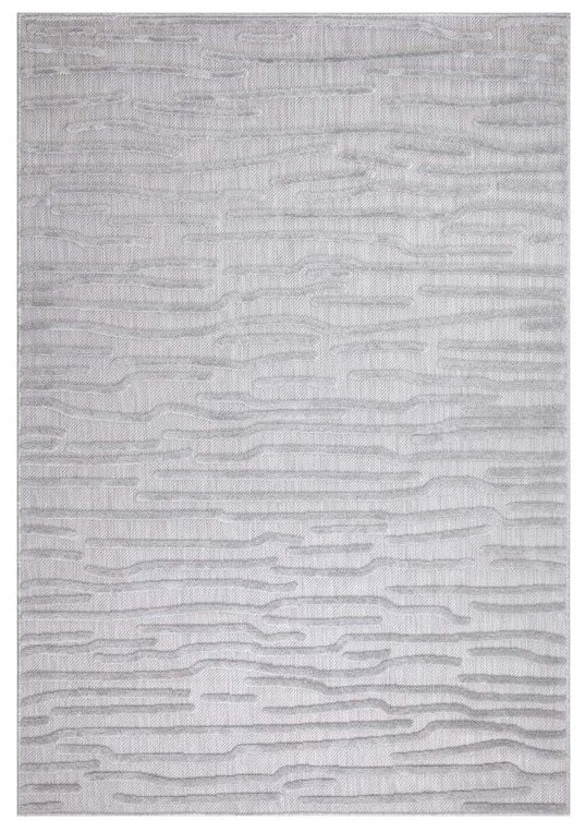 Kurzflor Teppich, Santorini 450, grau, rechteckig, Höhe 5mm
