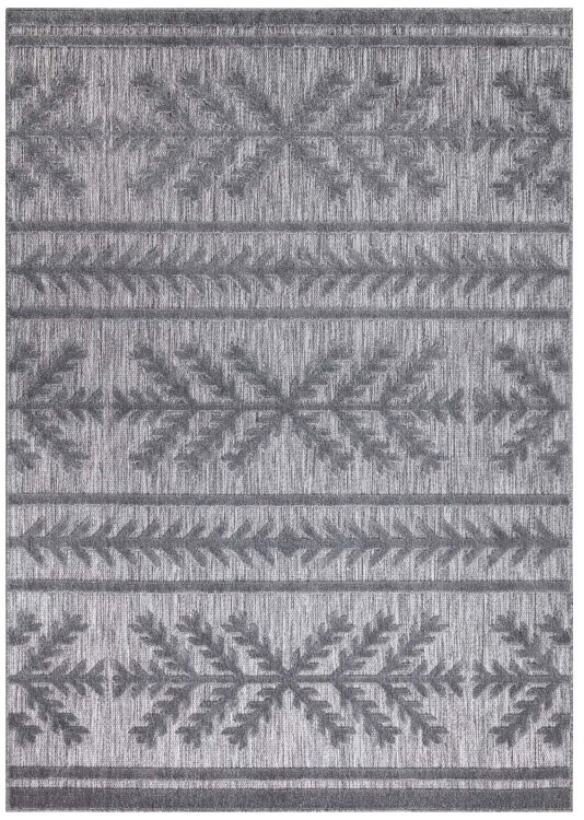 Kurzflor Teppich, Santorini 411, anthrazit, rechteckig, Höhe 5mm