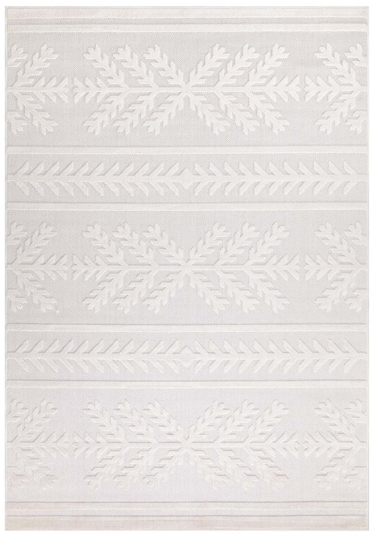 Kurzflor Teppich, Santorini 411, cream, rechteckig, Höhe 5mm