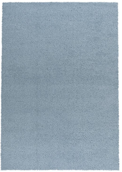 Hochflor Teppich, Plainly 221, blau, rechteckig, Höhe 30mm