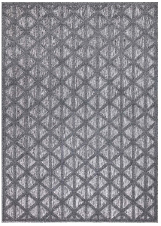 Kurzflor Teppich, Santorini 446, anthrazit, rechteckig, Höhe 5mm