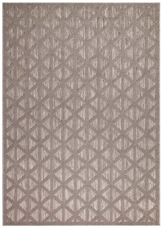 Kurzflor Teppich, Santorini 446, braun, rechteckig, Höhe 5mm