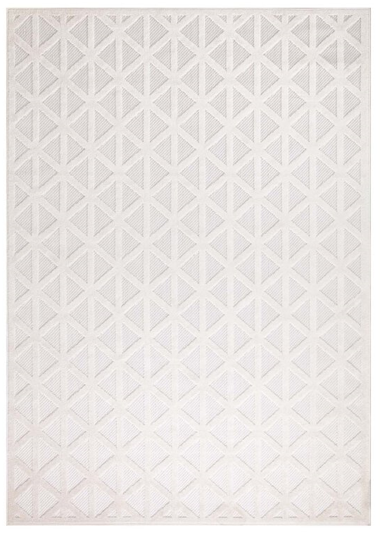 Kurzflor Teppich, Santorini 446, cream, rechteckig, Höhe 5mm