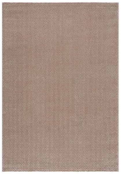 Kurzflor Teppich, Fancy 805, 12mm beige, Höhe rechteckig
