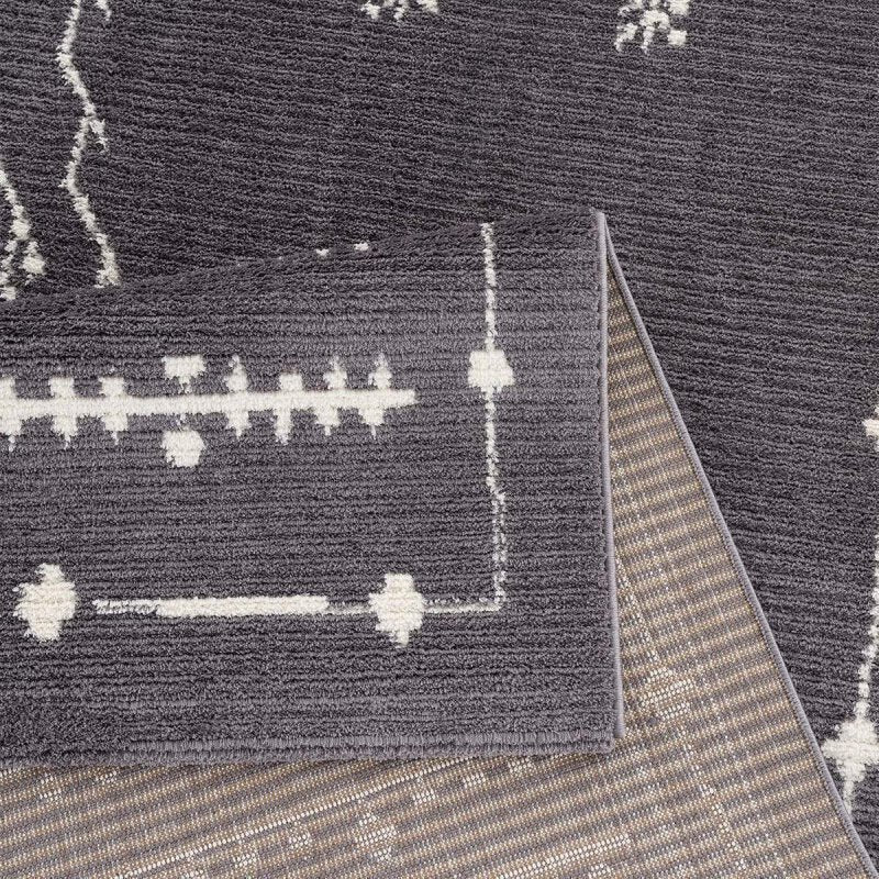 Kurzflor Teppich, April 2308, grau, rechteckig, Höhe 10mm