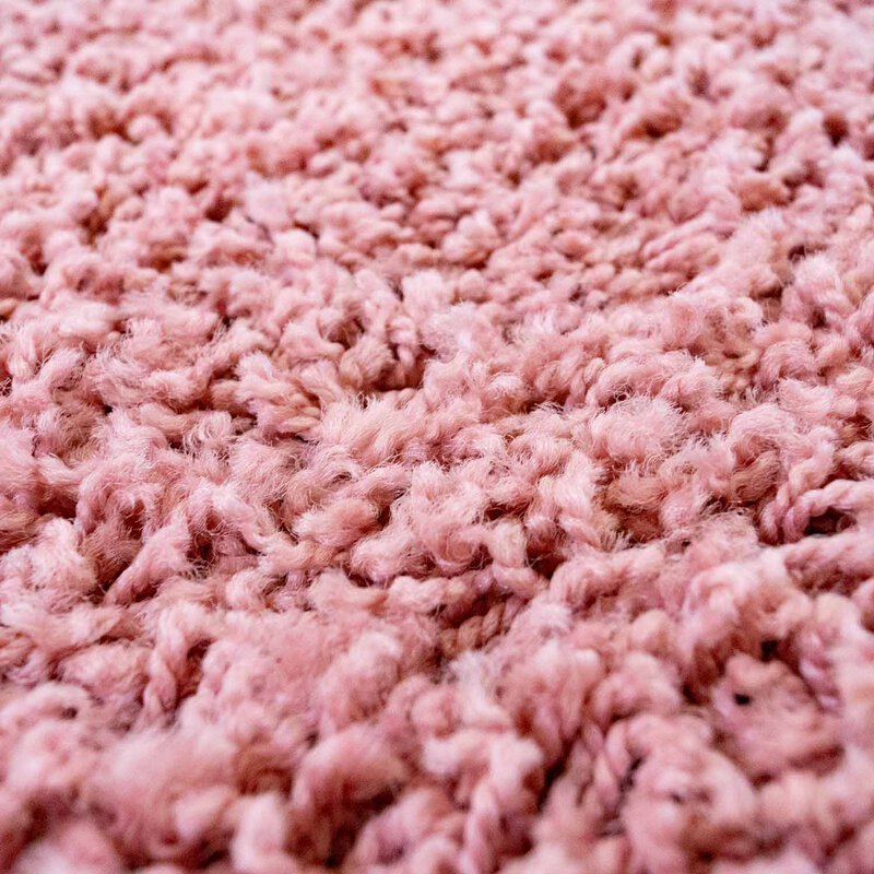Hochflor Teppich, Pastell Shaggy 300, rosa, rechteckig, Höhe 30mm
