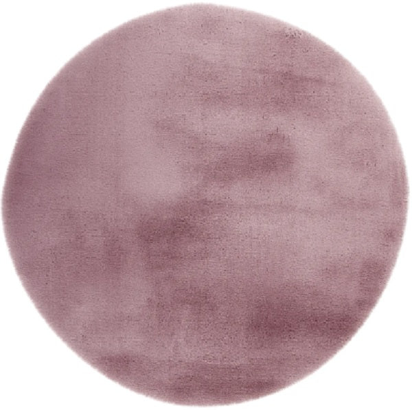 Runder Teppich, Tibar 100, rosa, rund, Höhe 45mm
