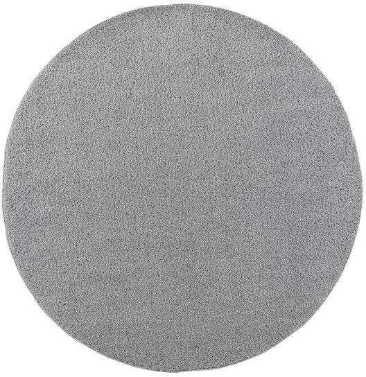 Runder Teppich, Plainly 221, grau, rund, Höhe 30mm