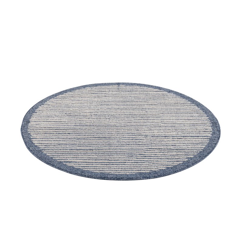 Runder Teppich, Art 2231, blau, rund, Höhe 7mm