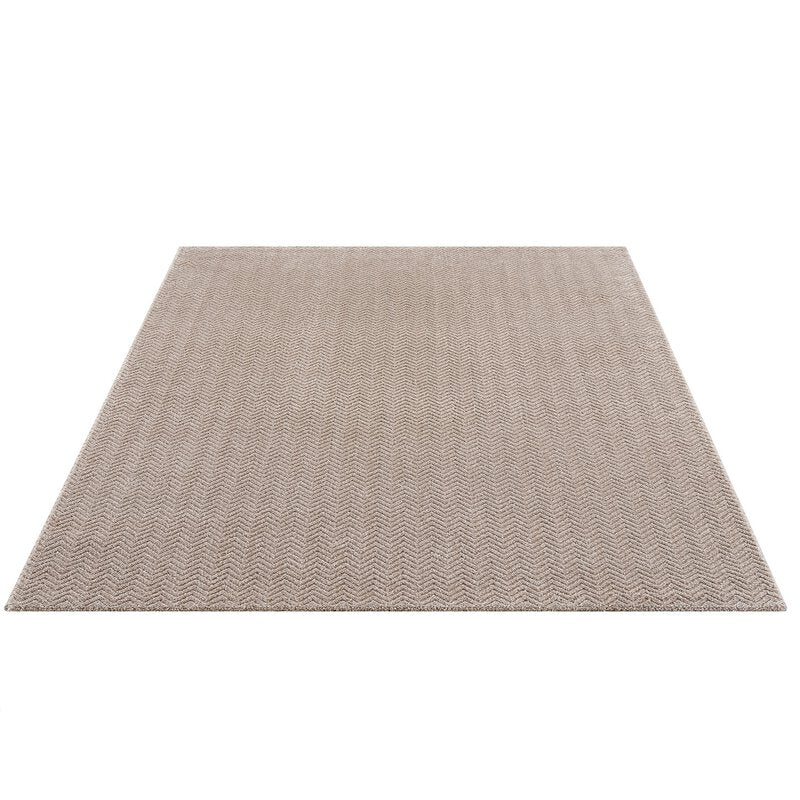 Kurzflor Teppich, Fancy 805, beige, rechteckig, Höhe 12mm