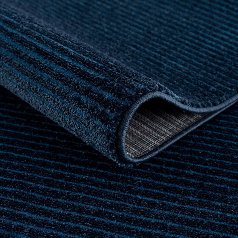 Runder Teppich, Fancy 900, blau, rund, Höhe 12mm