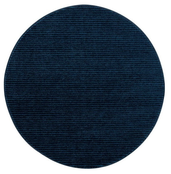 Runder Teppich, Fancy 900, blau, rund, Höhe 12mm