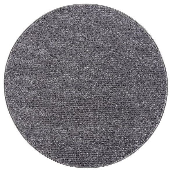 Runder Teppich, Fancy 900, grau, rund, Höhe 12mm