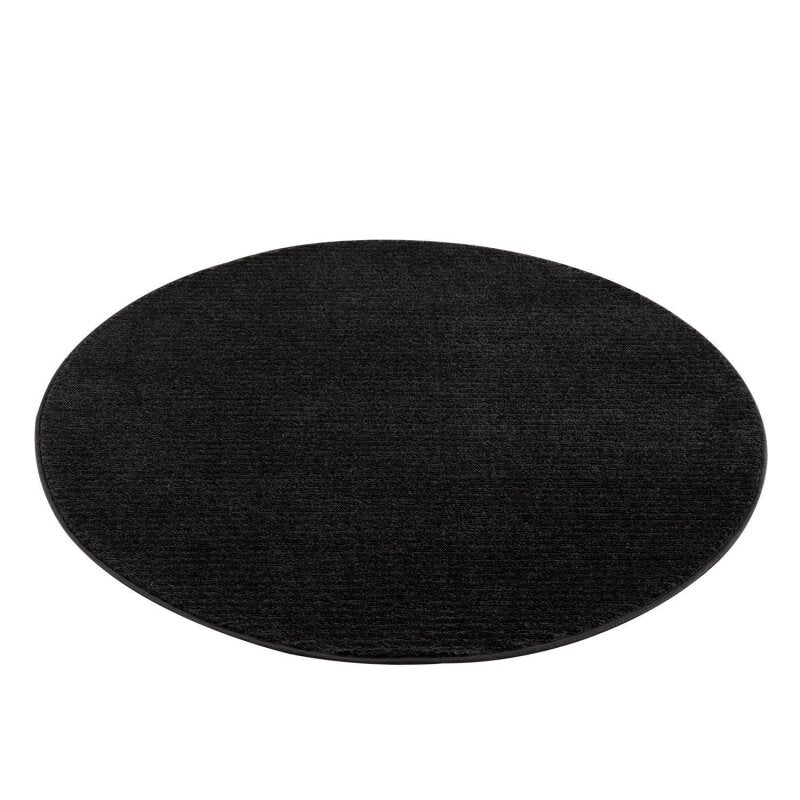 Runder Teppich, Fancy 900, schwarz, rund, Höhe 12mm