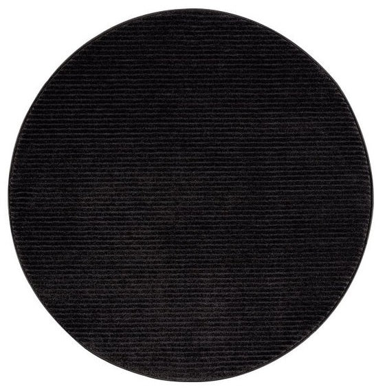 Runder Teppich, Fancy 900, schwarz, rund, Höhe 12mm