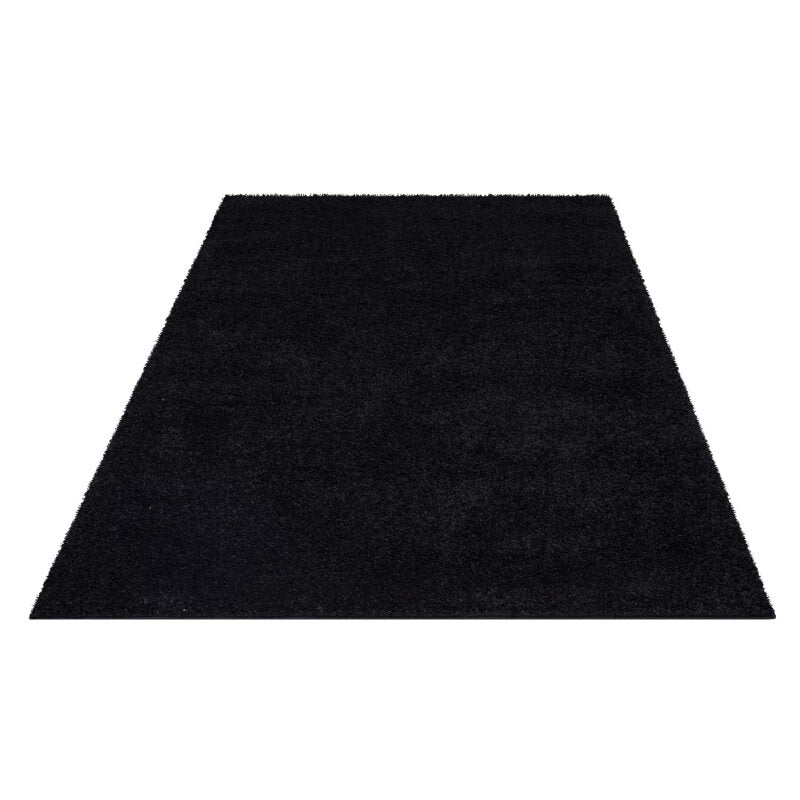 Hochflor Teppich, City Shaggy 500, schwarz, rechteckig, Höhe 30mm