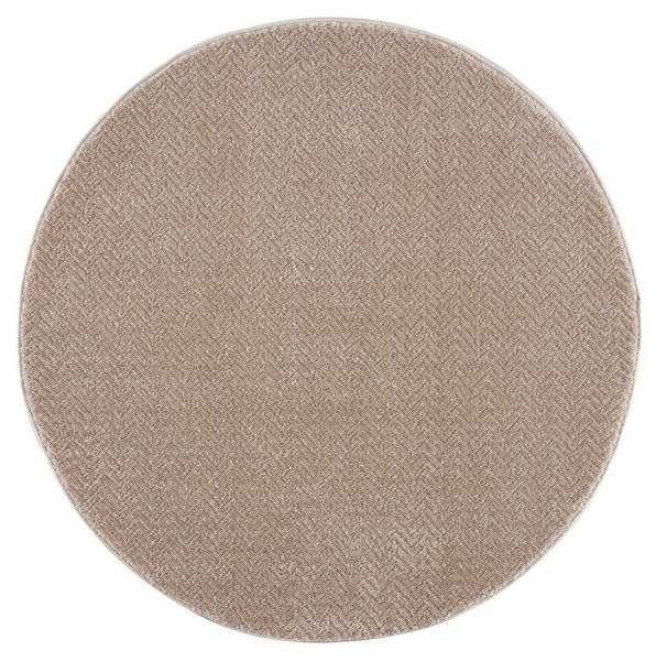 Runder Teppich, Fancy 805, beige, rund, Höhe 12mm